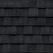 Max Def Cinder Black Shingle - Images courtesy of CertainTeed Roofing
