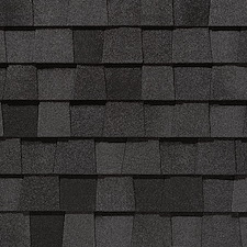 Max Def Moire Black Shingle - Images courtesy of CertainTeed Roofing