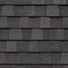 Charcoal Black Shingle - Images courtesy of CertainTeed Roofing