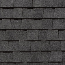 Moire Black Shingle - Images courtesy of CertainTeed Roofing