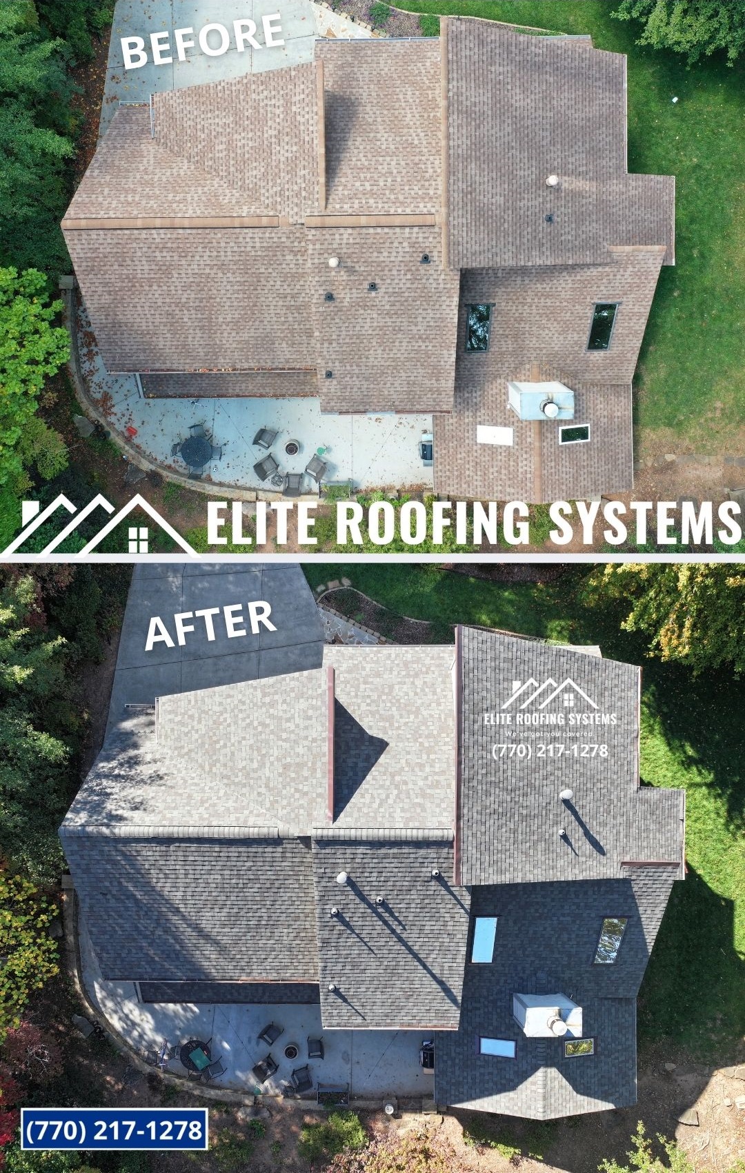 Elite Roofing Systems: Bringing New Life to a Timeless Home with New Roofing!